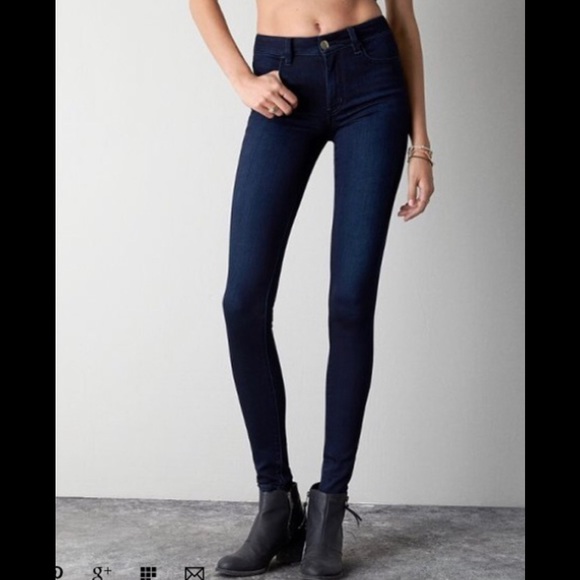 American Eagle Outfitters Denim - American Eagle hi-rise jegging dark wash 00 short